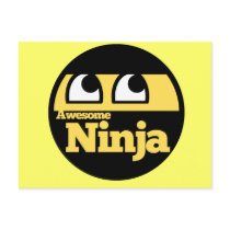 Awesome Ninja Postcard