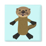 Awesome Otters Fridge Magnets