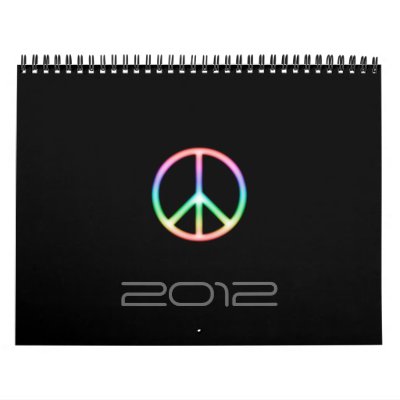 Awesome Peace Symbol Calendar 2012 by OutOfLimits
