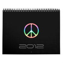 Awesome Peace Symbol Calendar 2012