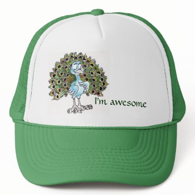 Awesome Peacock Hat by ninjahijinx