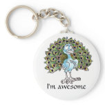 Awesome Peacock Keychain