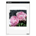 Awesome Pink Peony Flowers Photo Design iPad 3 Decal