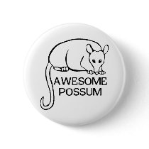 Awesome Possum Button