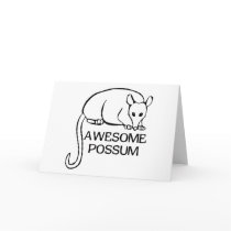 Awesome Possum Greeting Card