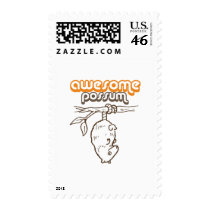 Awesome Possum Postage Stamps