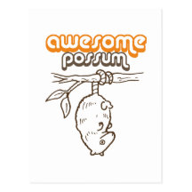 Awesome Possum Postcard