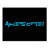 Awesome! postcards