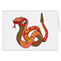 Awesome Red Rattlesnake Cards