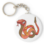 Awesome Red Rattlesnake Keychains