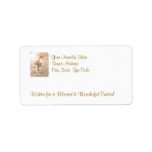 Awesome Resurrection - He Is Risen Return Address Custom Address Label