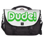 Awesome Retro 80s Dude Slang Pop Culture Commuter Bag
