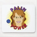 Awesome Sarah Palin Palin Power mousepads by myteeaphrodite