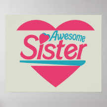 Awesome Sister Posters