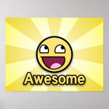 Awesome Smiley - Awesome Poster
