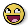 Awesome Smiley Pinback Buttons