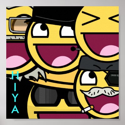 Awesome_Smiley___Engineer_TF2_by_Sitic, Awesome... Poster by Koetzu