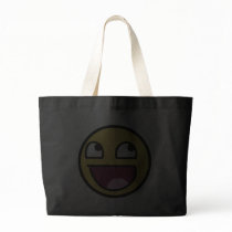 awesome smiley face awesome face bags