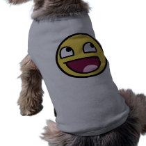 awesome smiley face awesome face pet clothing