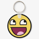 awesome smiley face awesome face keychains by strk3 awesome smiley face awesome face keychains