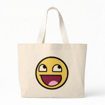 Awesome Smiley Face Tote Bag