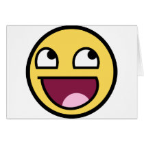 Awesome Smiley Face Greeting Cards
