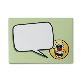 Awesome Smiley Face Grumpey Sticky Note