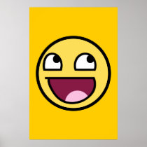 awesome smiley face rage f7u12 funny meme print