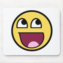 Awesome Smiley Internet Meme Mousepads
