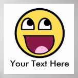 Awesome Smiley Internet Meme Poster