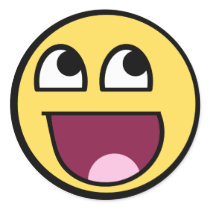 Awesome Smiley Internet Meme Sticker