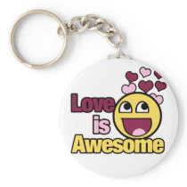 Awesome Smiley Keychain