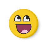 Awesome Smiley Refrigerator Magnet