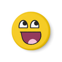 Awesome Smiley Refrigerator Magnet