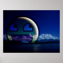 Awesome smiley poster