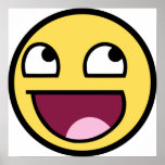Awesome Smiley Poster
