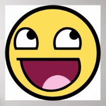 Awesome Smiley Poster