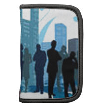 Awesome social design in blue organizer