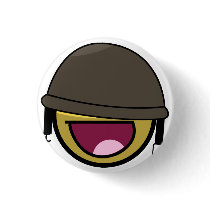 AWESOME SOLDIER PINBACK BUTTON