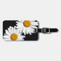 Awesome spring daisy flower. bag tags
