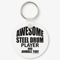 Awesome Steel Drum Player keychains by Awesome_Musician Awesome Steel Drum Player keychains