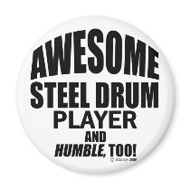 Awesome Steel Drum Player magnets