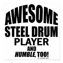 Awesome Steel Drum Player posters