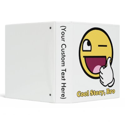 Awesome Story Vinyl Binder by MemeRegime