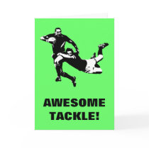 Awesome tackle,Rugby cards by Cardsharkkid Awesome tackle,Rugby cards