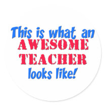 Awesome Teacher Sticker