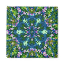 Awesome Tie Dye Inspired Retro Abstracts Magnets