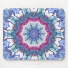 Awesome Tie Dye Inspired Retro Abstracts Mouse Pads