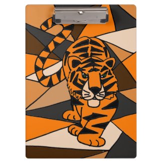 Awesome Tiger Art Clipboard