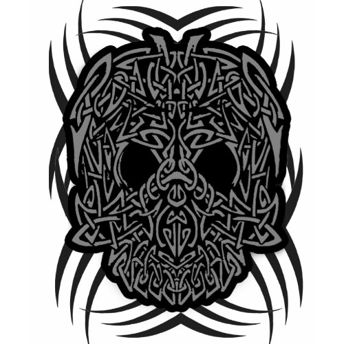 Awesome Tribal Skull Shirt zazzle_shirt